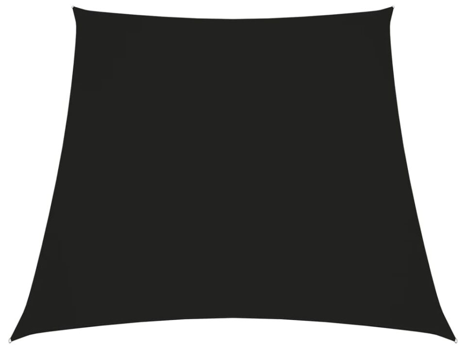 Zonnescherm trapezium 3/4x2 m oxford stof zwart