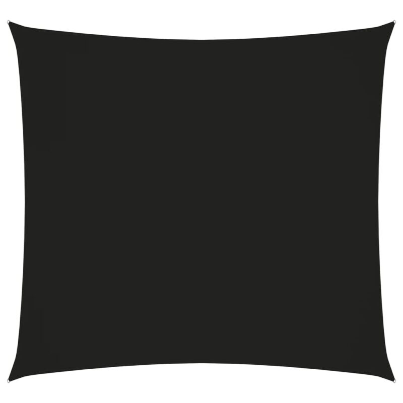 Zonnescherm vierkant 5x5 m oxford stof zwart